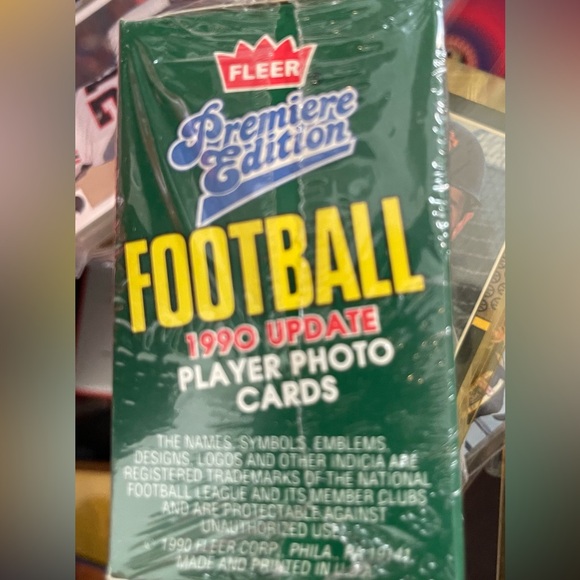 New Fleer Premiere Edition 1990 Update Football Cards Factory Sealed Set - Picture 6 of 9